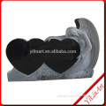 Black Granite Angel Tombstone,Cheap Stone Marble Tombstone With Angel Statue